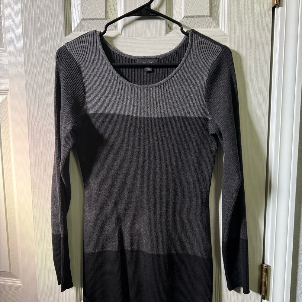 Alyx Ribbed Color Block Sweater Dress